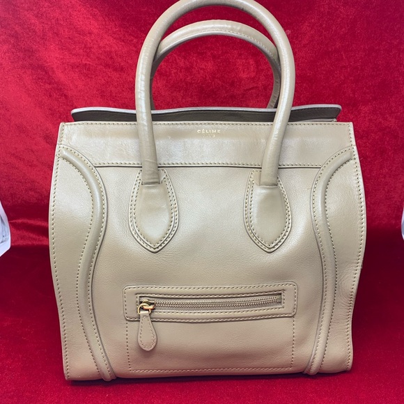 authentic CELINE Beige Tone Luggage Tote Bag - Picture 3 of 12